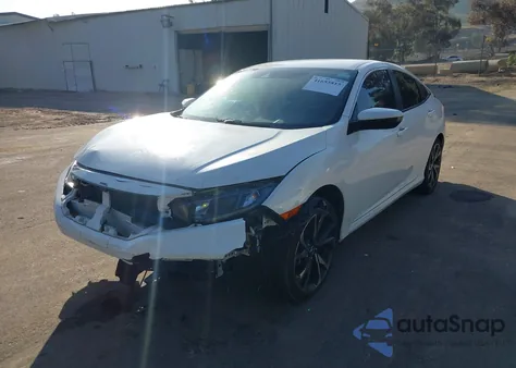 2019 Honda Civic Sport from USA, damaged, VIN 2HGFC2F83KH543756